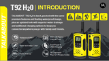 Walkie-Talkies Motorola T92 H2O (2 unit)